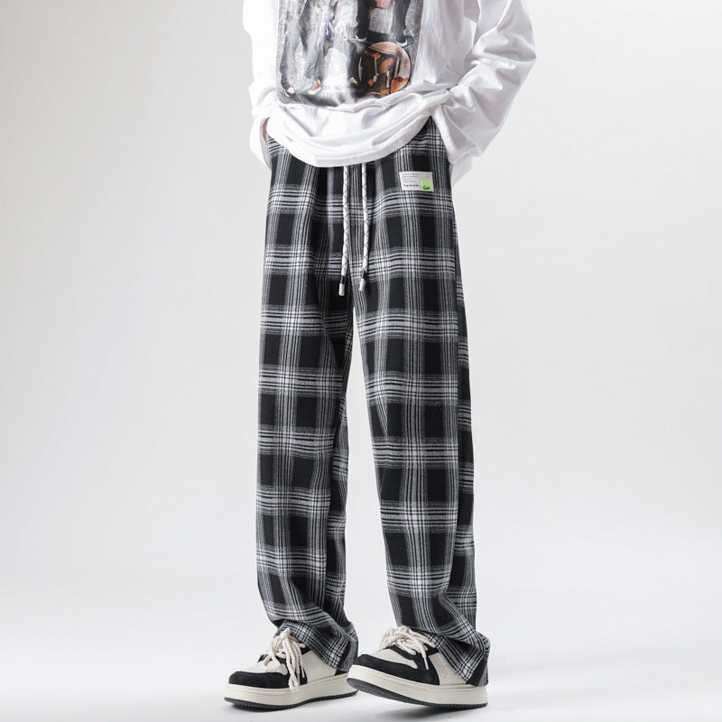 Harajuku Streetwear Pants Plaid Fashion