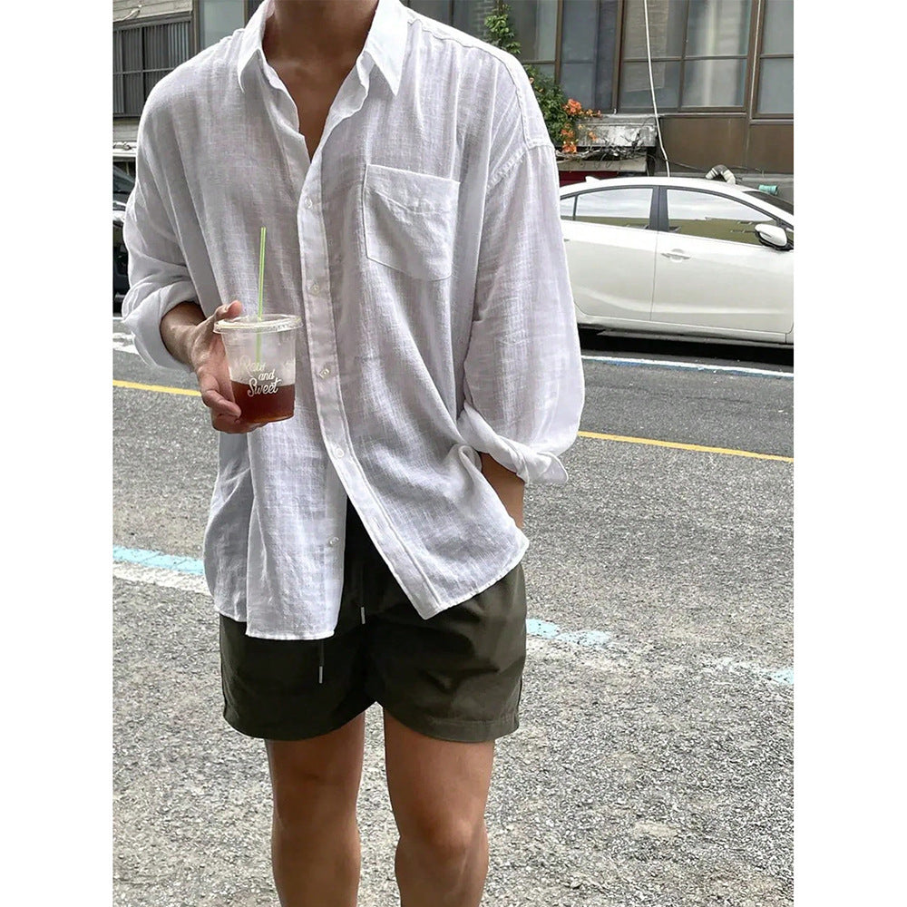 Korean Style Breathable Long Sleeves Shirt