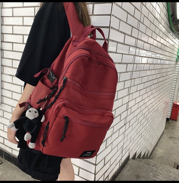 Unisex Hip-Hop Street Style School Backpack
