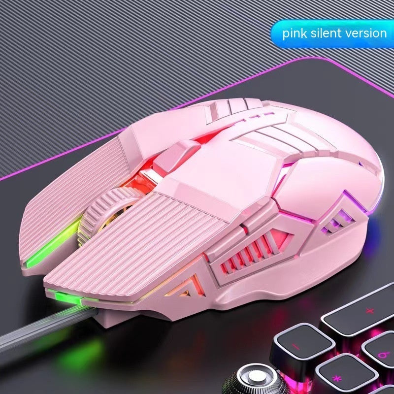 Wired Mouse 6D Colorful Dazzling Mouse for Gaming