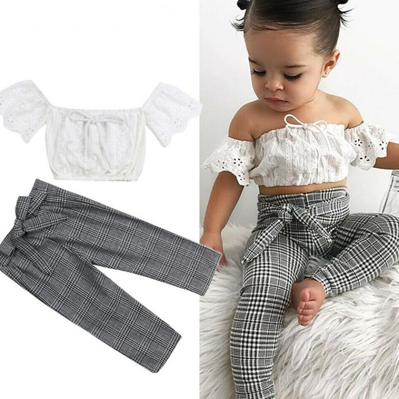 Sweet Street Style Set — Cute Top & Trousers Combo