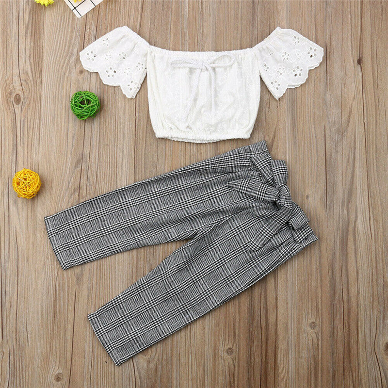Sweet Street Style Set — Cute Top & Trousers Combo