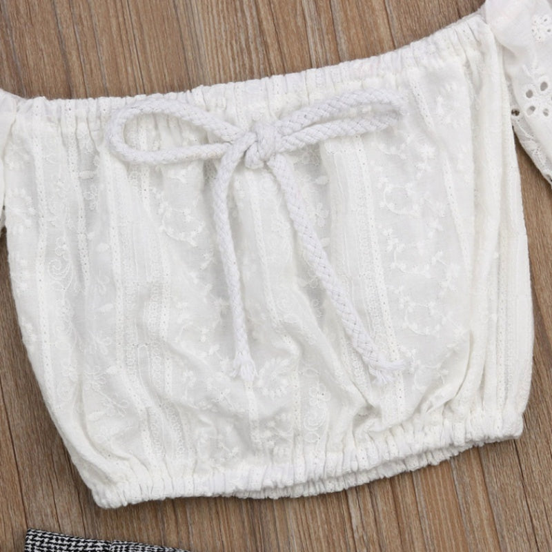 Sweet Street Style Set — Cute Top & Trousers Combo