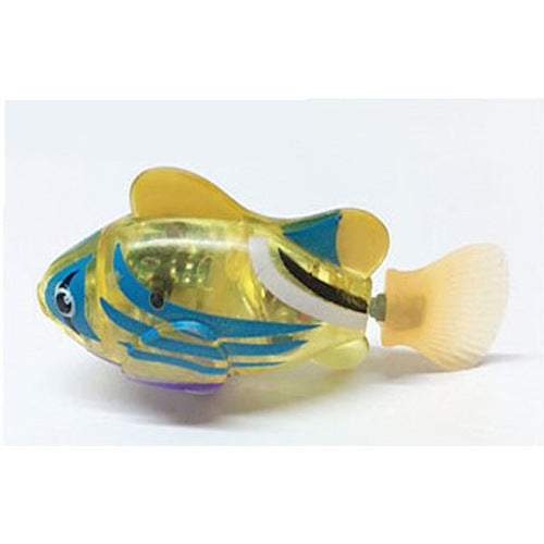 LED Swimming Robot Fish Toy – Flashing Cat Toy for Water Play