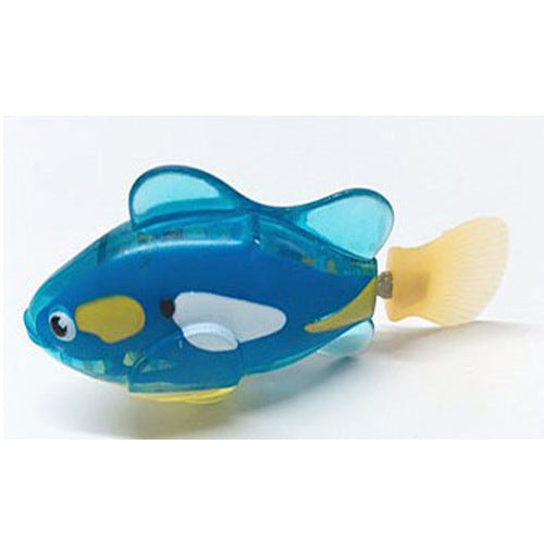 LED Swimming Robot Fish Toy – Flashing Cat Toy for Water Play