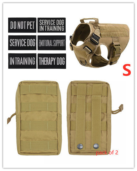 Military Tactical Dog Harness – Adjustable