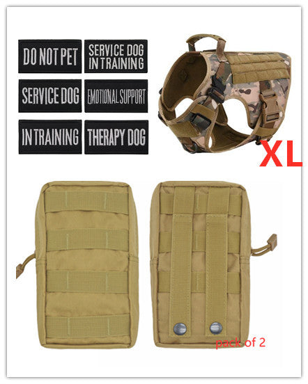 Military Tactical Dog Harness – Adjustable