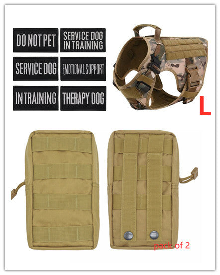 Military Tactical Dog Harness – Adjustable
