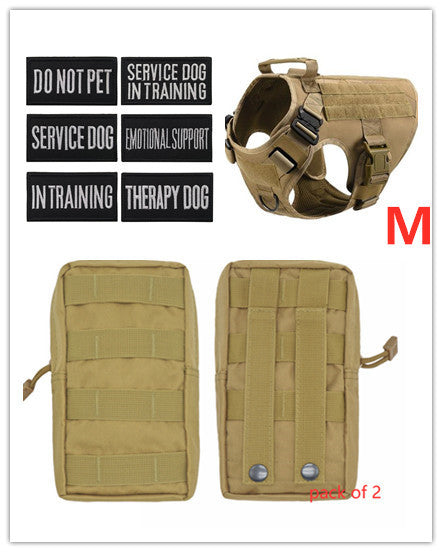 Military Tactical Dog Harness – Adjustable