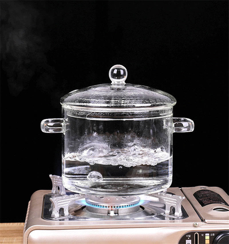Glass Pot Stove Pot for Portable Kitchen