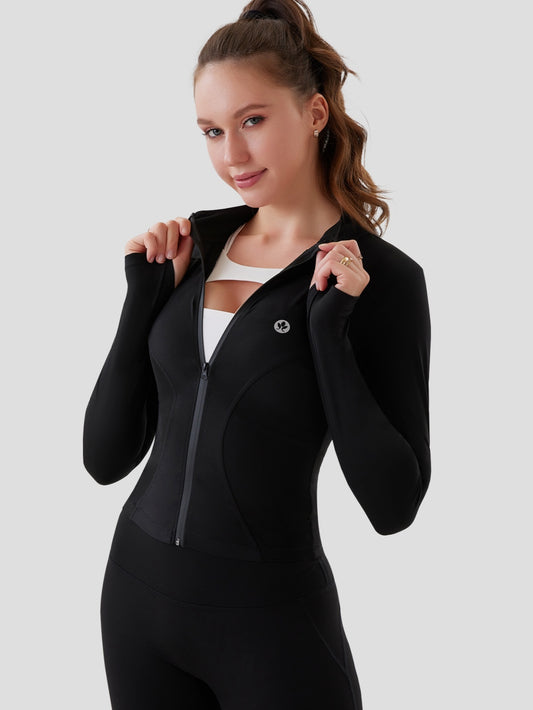 Jas met opstaande kraag