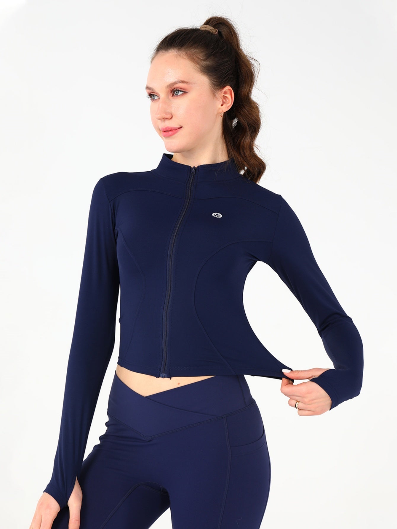 Jas met opstaande kraag