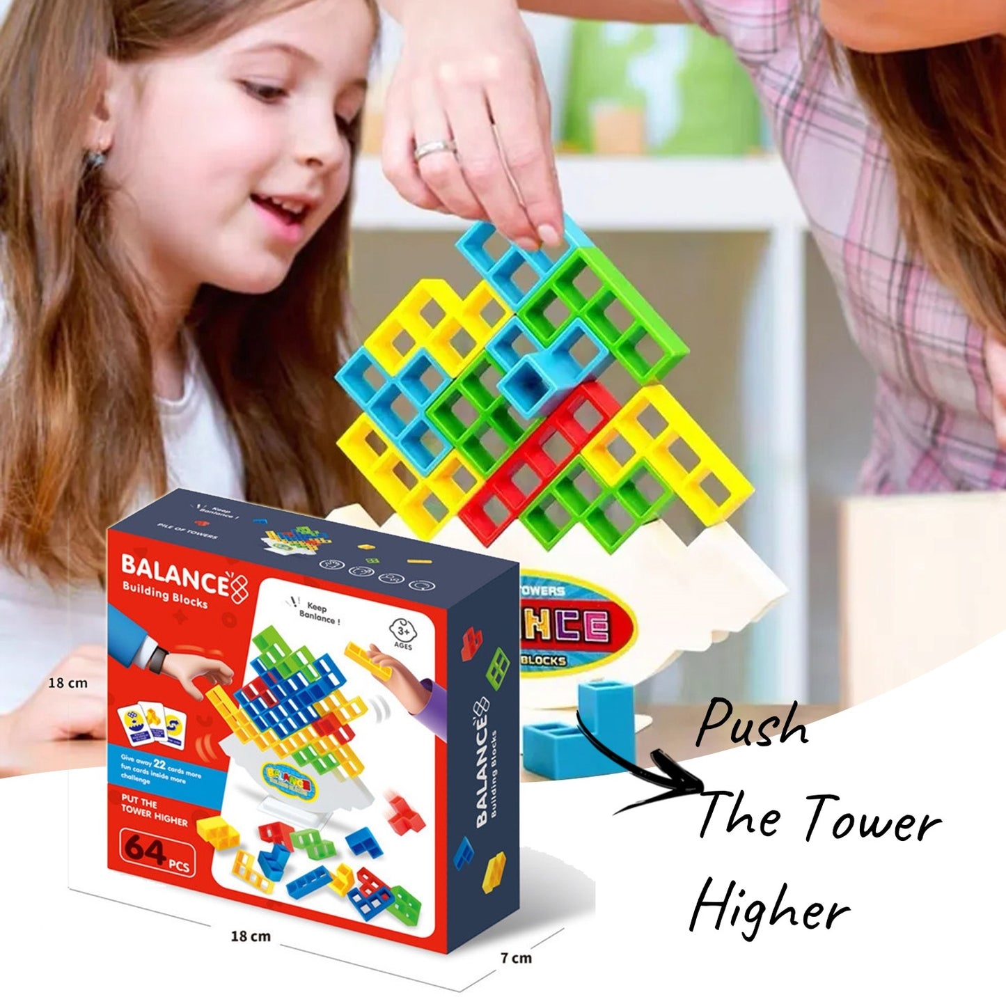Balance Stacking Board Games for Kids & Adults