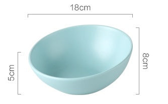 Ceramic Pet Feeding Bowl – Minimalist Design in Two Sizes
