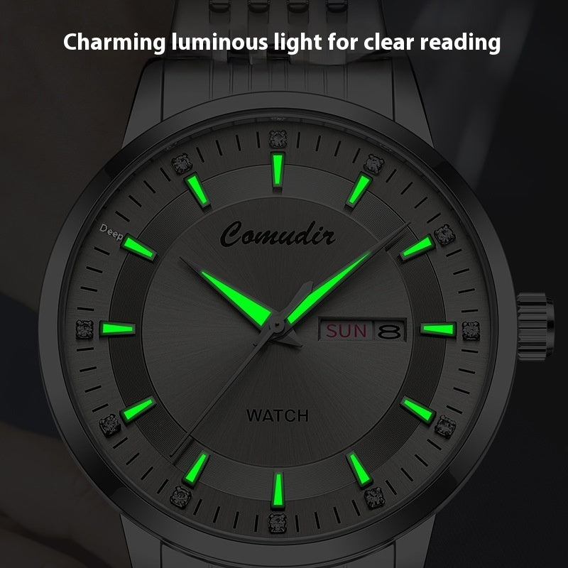Automatic Quartz Hollow Waterproof Luminous Watch