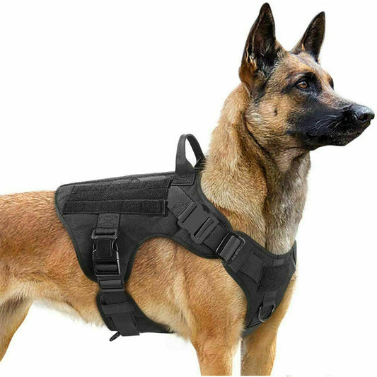 Military Tactical Dog Harness – Adjustable
