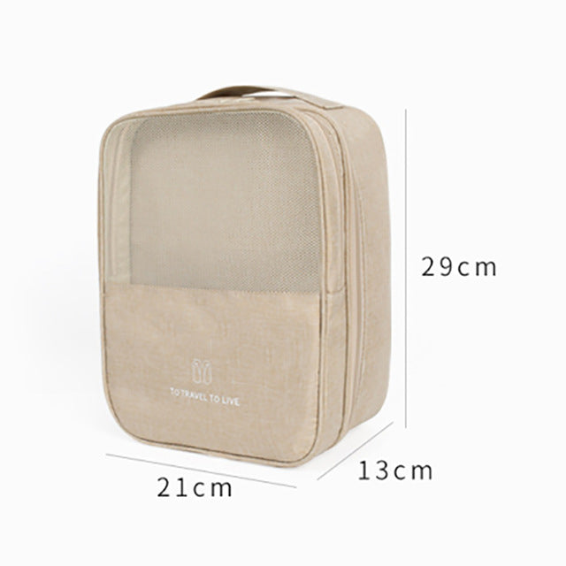 Portable Shoe Bags Waterproof Travel Shoe Bag Trolley