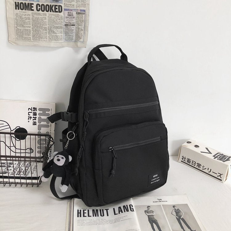 Unisex Hip-Hop Street Style School Backpack