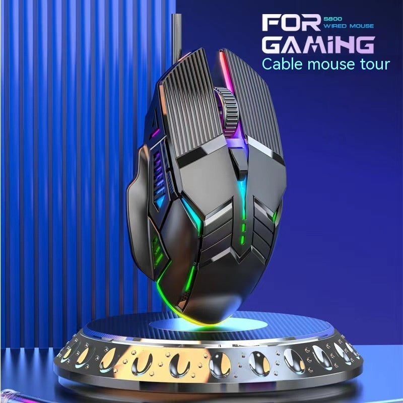 Wired Mouse 6D Colorful Dazzling Mouse for Gaming