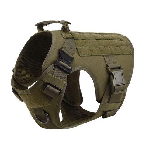 Military Tactical Dog Harness – Adjustable