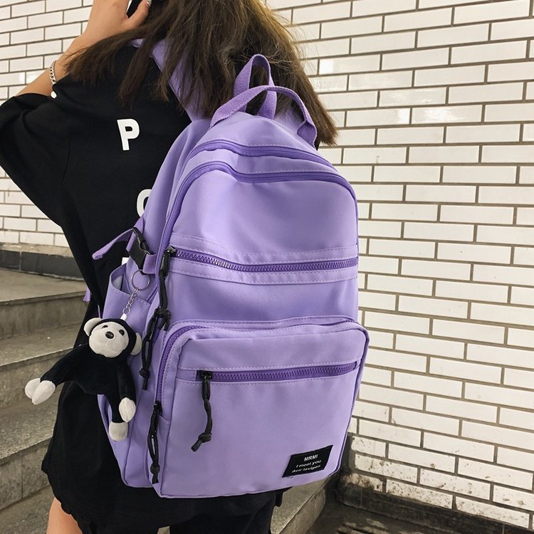 Unisex Hip-Hop Street Style School Backpack