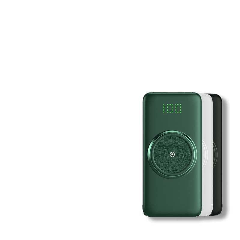 Large-capacity wireless power bank with cable