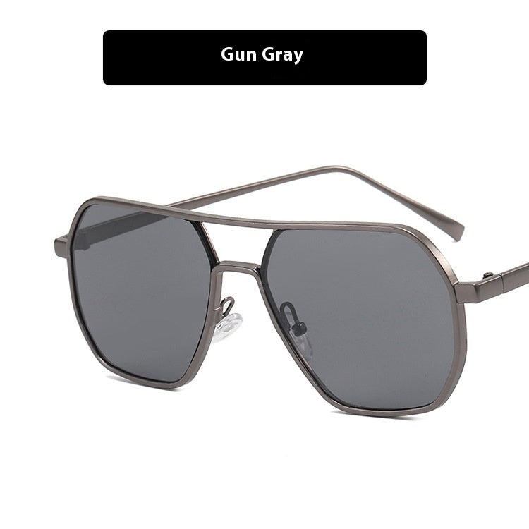 Dubbele Beam zonnebril voor heren met UV-bescherming