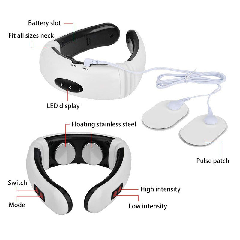 Smart Neck Massager with Heat Therapy