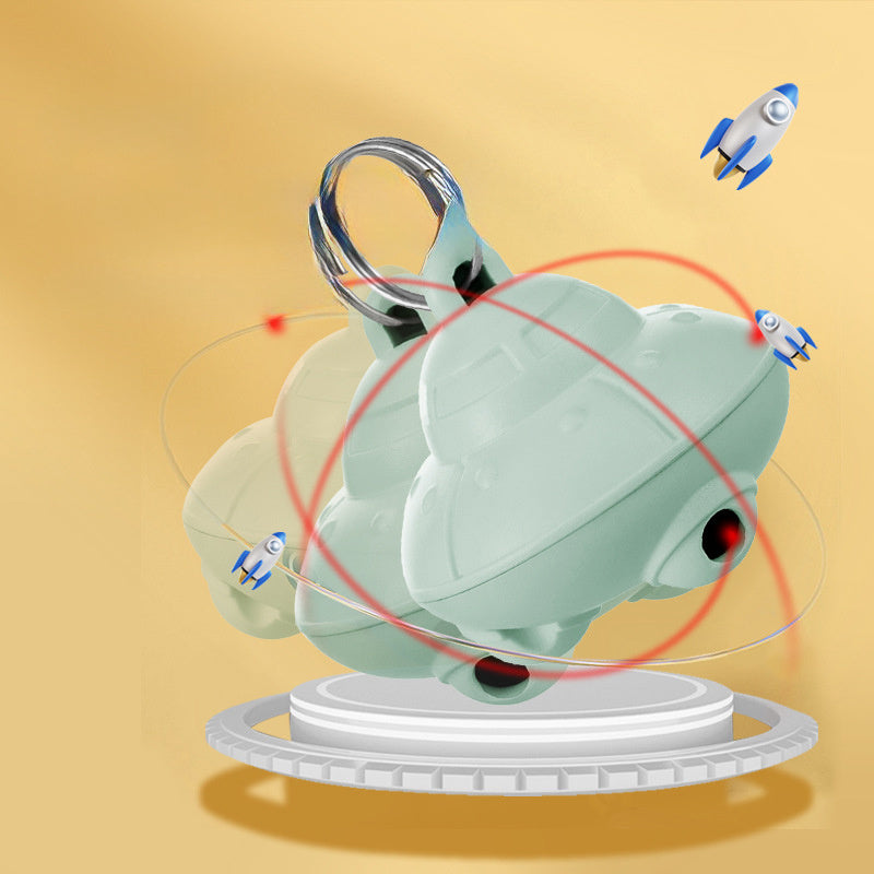 USB Rechargeable Cat Collar Laser Toy – Hands-Free Interactive Light for Cats & Kittens