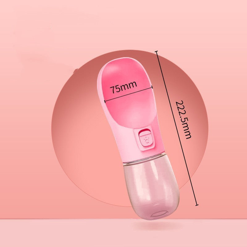 Draagbare water- en voerfles voor huisdieren - Reiskom voor honden