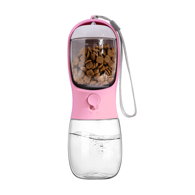 Portable Pet Water Bottle &amp; Food Container – Travel Dispenser for Small Dogs &amp; Cats
