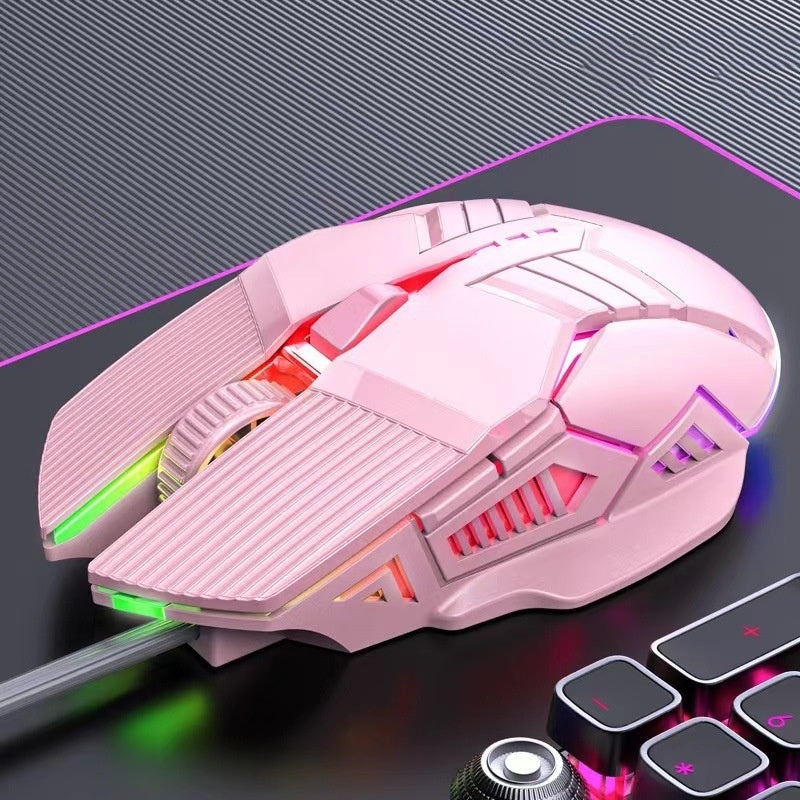 Wired Mouse 6D Colorful Dazzling Mouse for Gaming