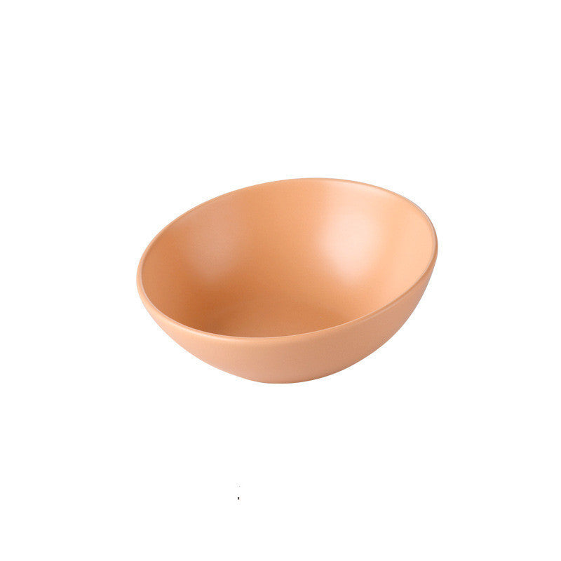 Ceramic Pet Feeding Bowl – Minimalist Design in Two Sizes