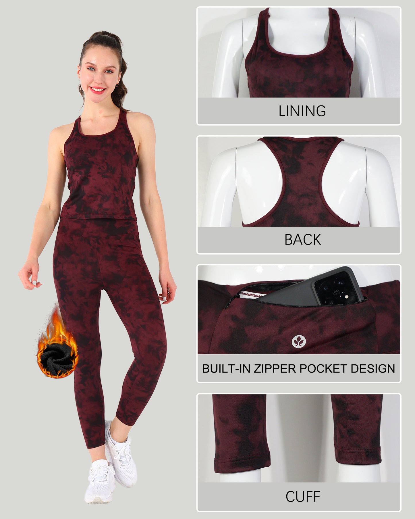 Fluwelen tie-dye printset