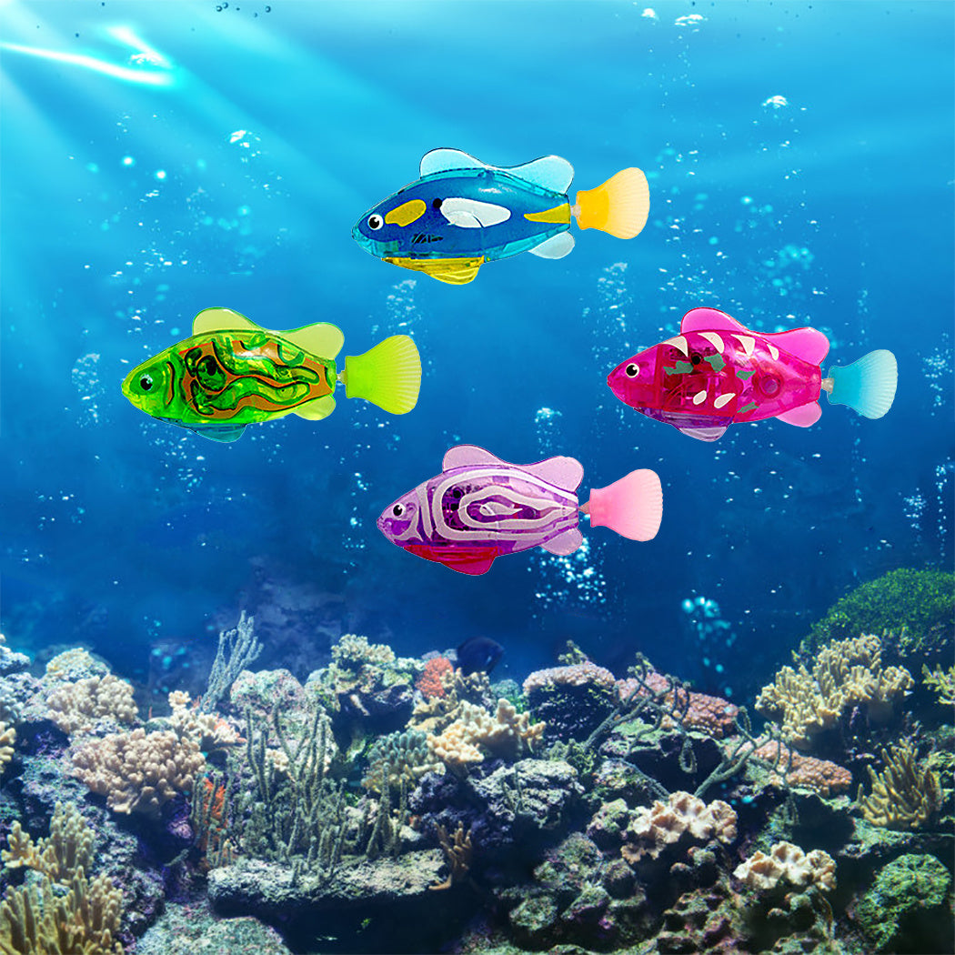 LED Electric Swimming Fish Toy – Interactive Water Play for Kids &amp; Pets