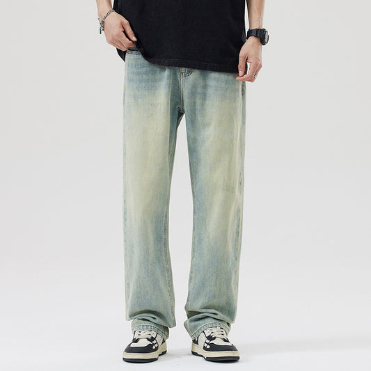 Plus Size Men's Summer New Thin Type Jeans