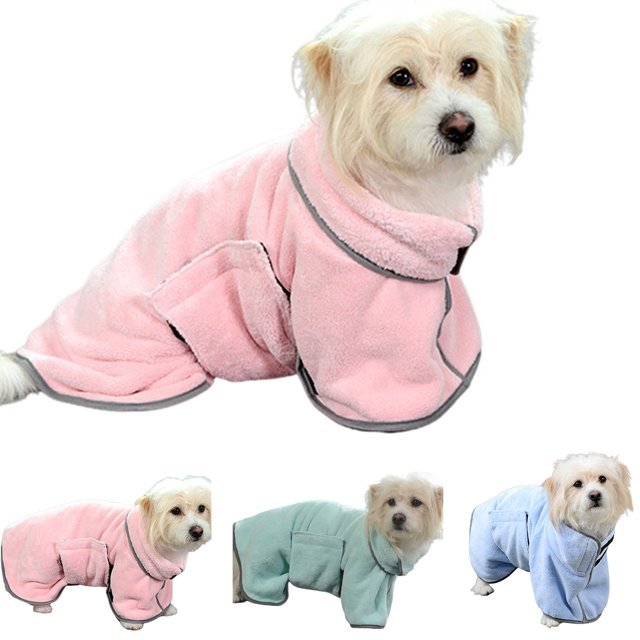 Pet Bathrobe Towel Coat – Quick-Dry & Cozy Wearable Towel for Dogs and Cats