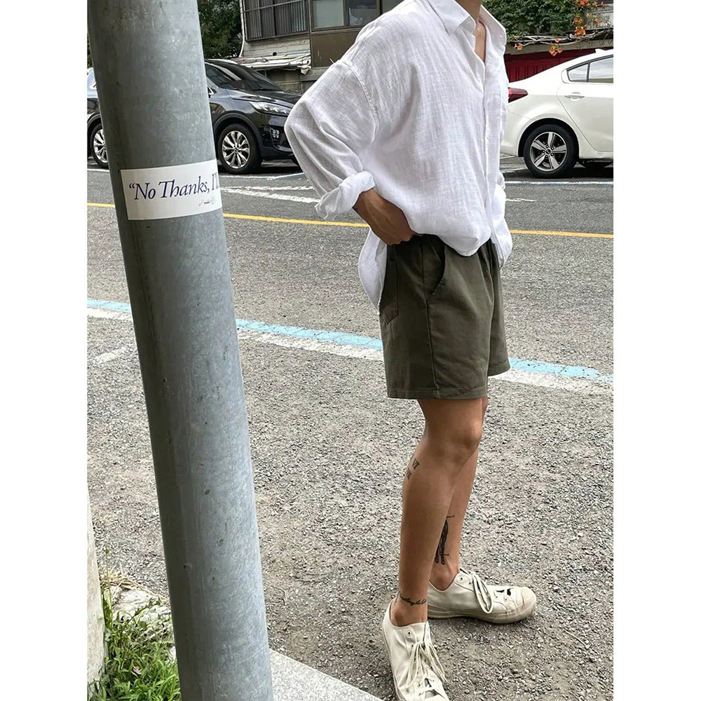 Korean Style Breathable Long Sleeves Shirt