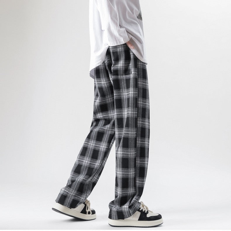 Harajuku Streetwear Pants Plaid Fashion