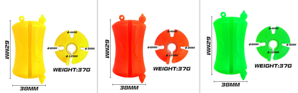 Luya Fishing Gear Accessories Protective Rod Pill Multi Color