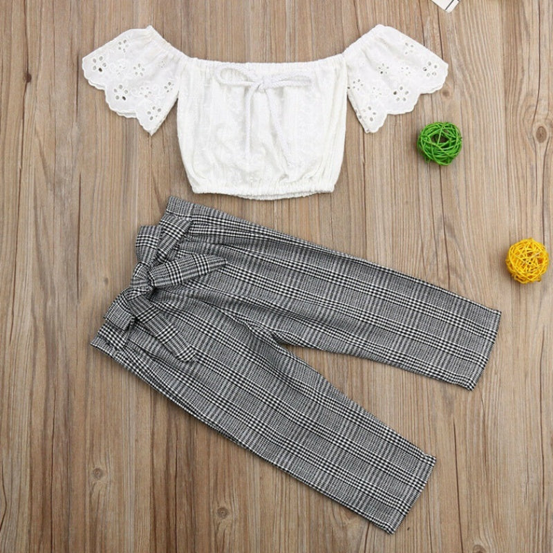 Sweet Street Style Set — Cute Top & Trousers Combo