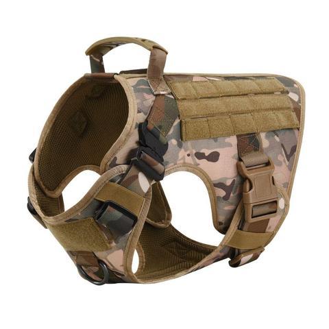 Military Tactical Dog Harness – Adjustable