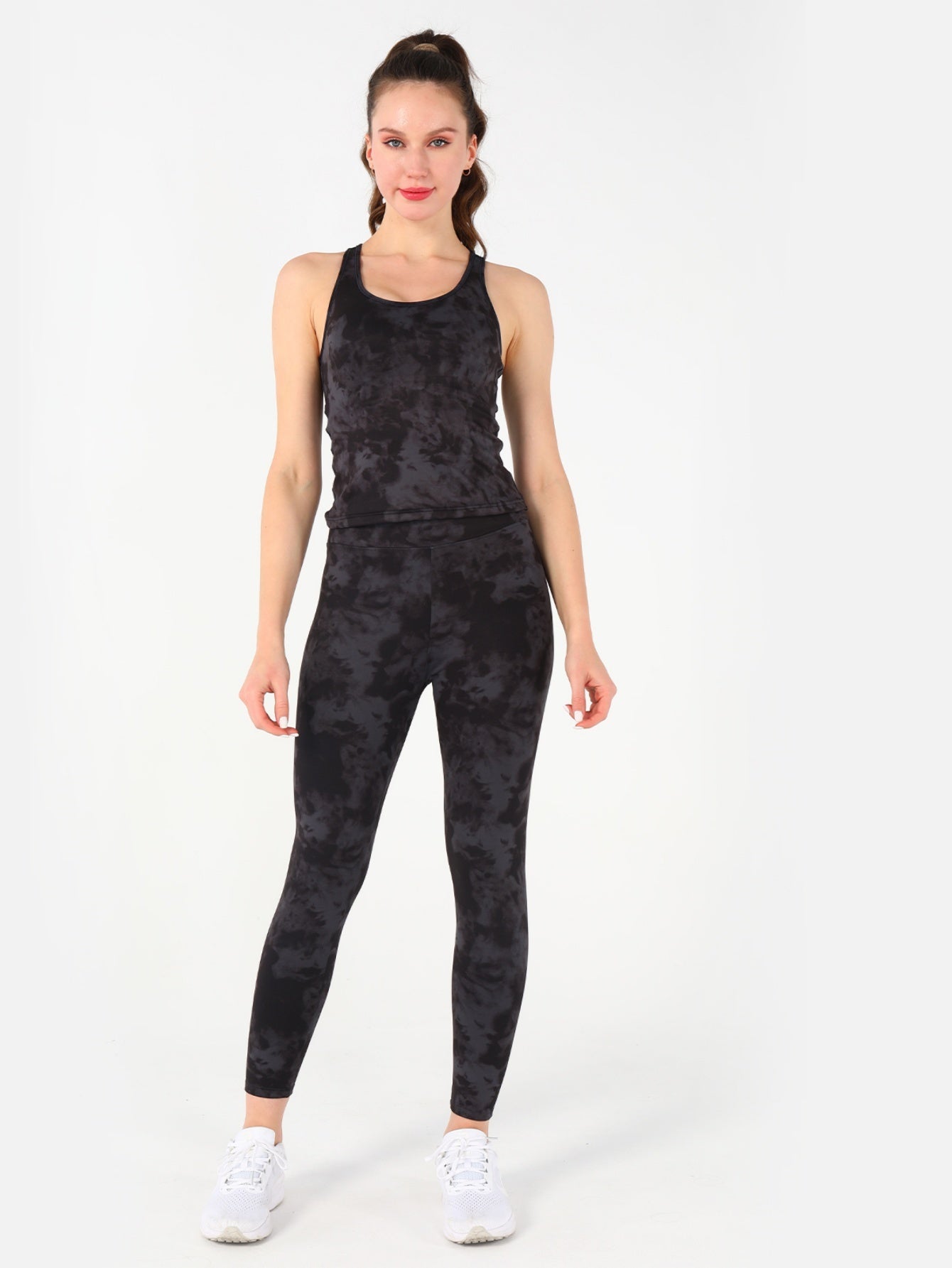 Fluwelen tie-dye printset