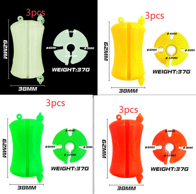 Luya Fishing Gear Accessories Protective Rod Pill Multi Color