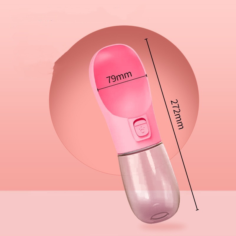 Draagbare water- en voerfles voor huisdieren - Reiskom voor honden