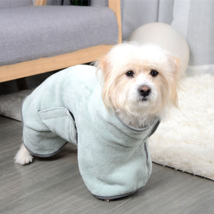Pet Bathrobe Towel Coat – Quick-Dry & Cozy Wearable Towel for Dogs and Cats