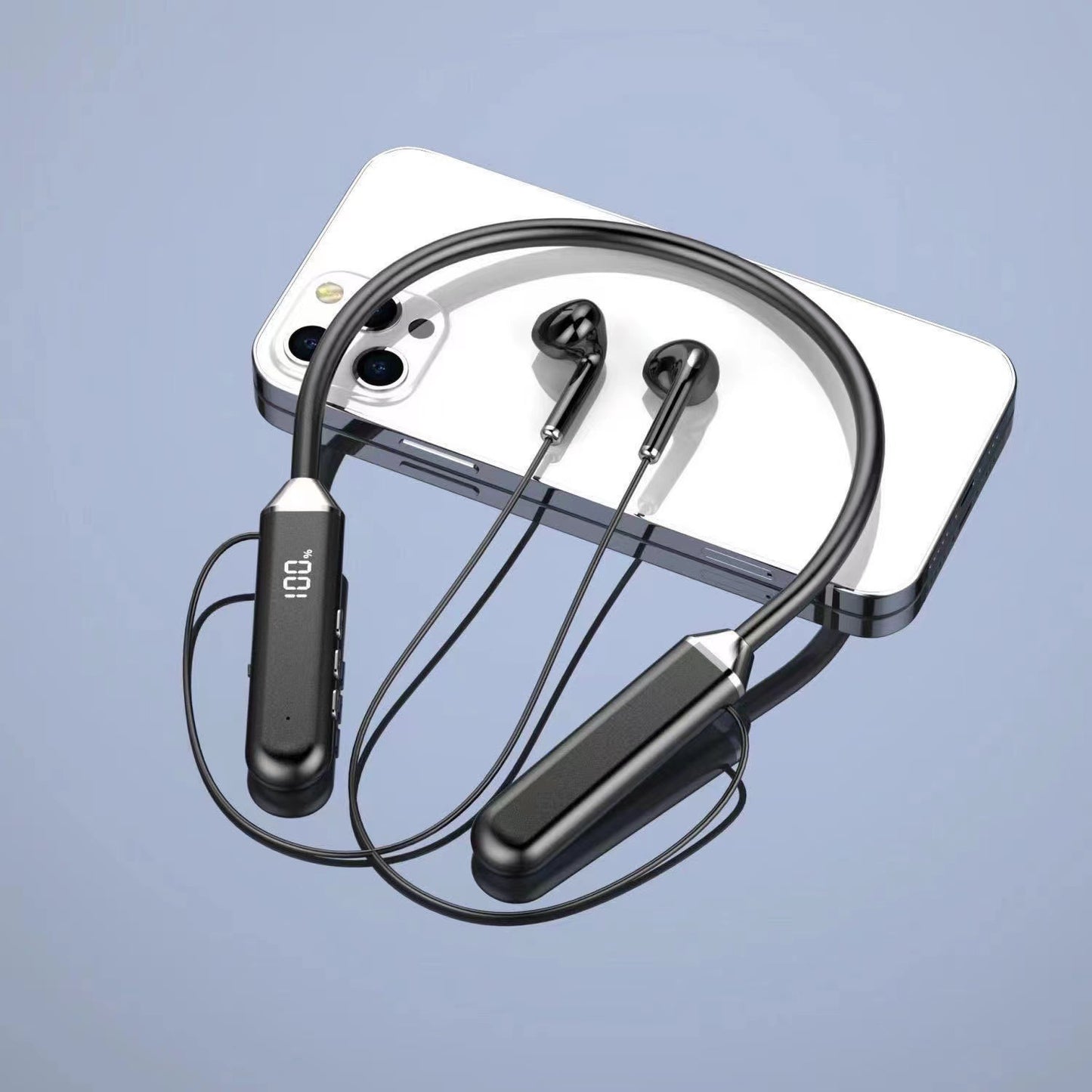 Neck Hanging Bluetooth Earphone In-ear Sports