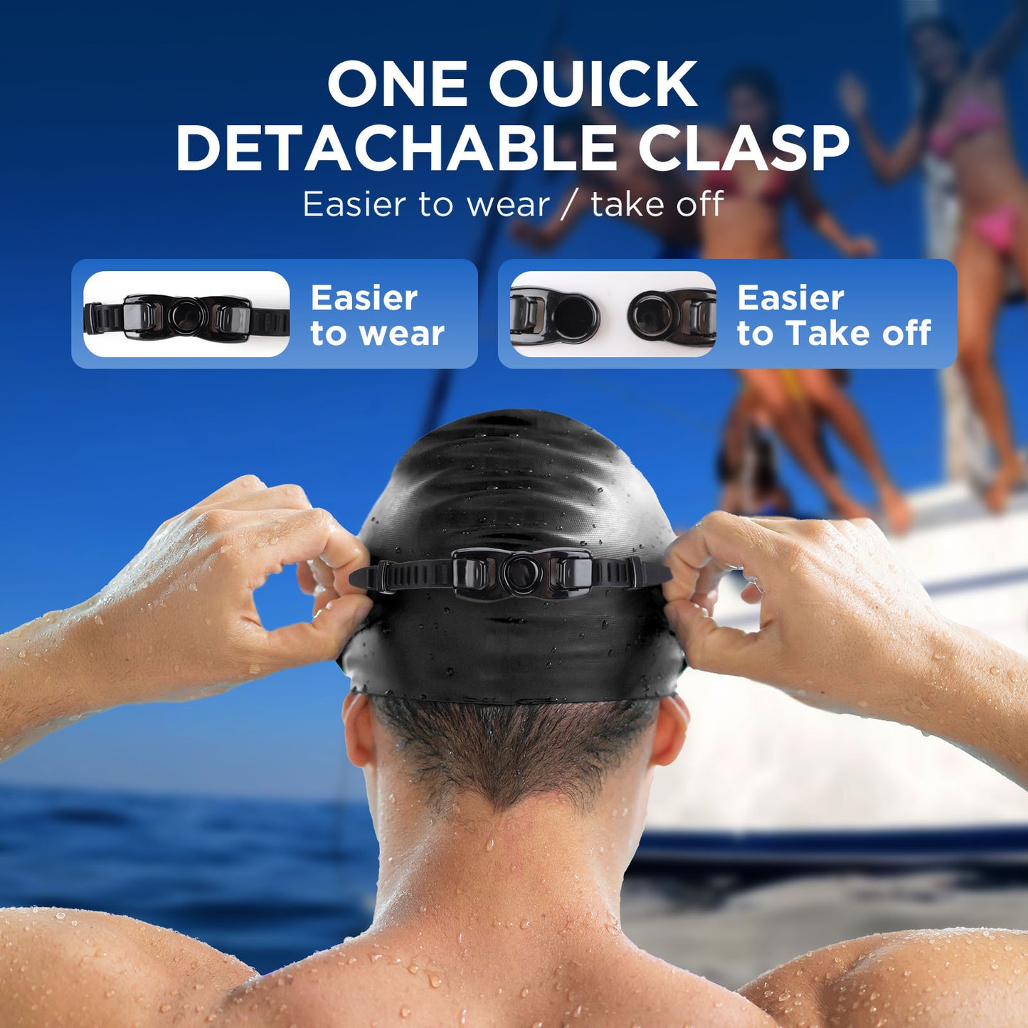 Set van 2 paar zwembrillen 