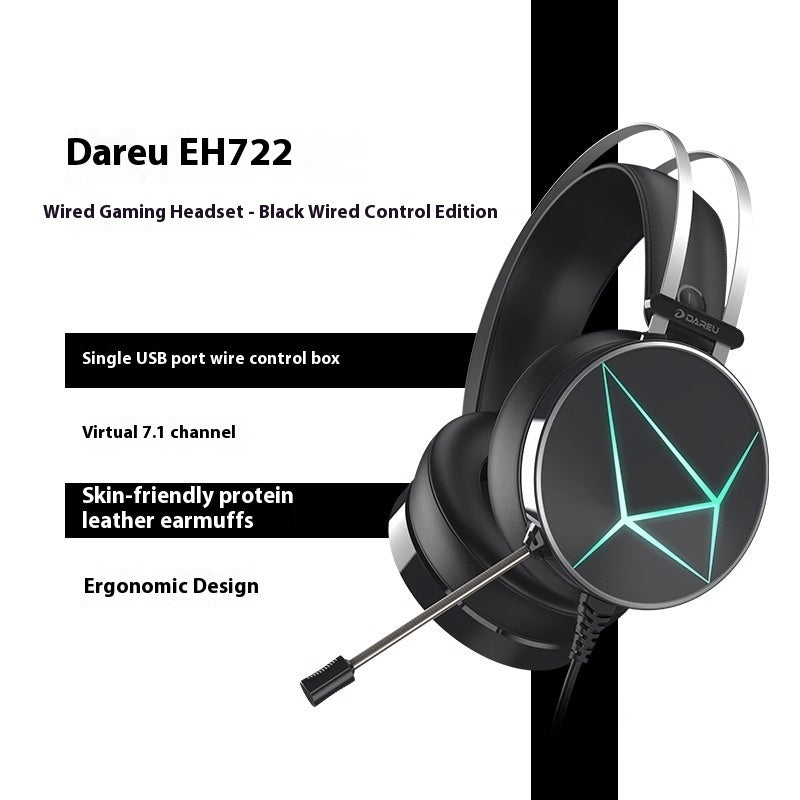 Gaming Electronic Sports Noise Cancelling Wired Headphones