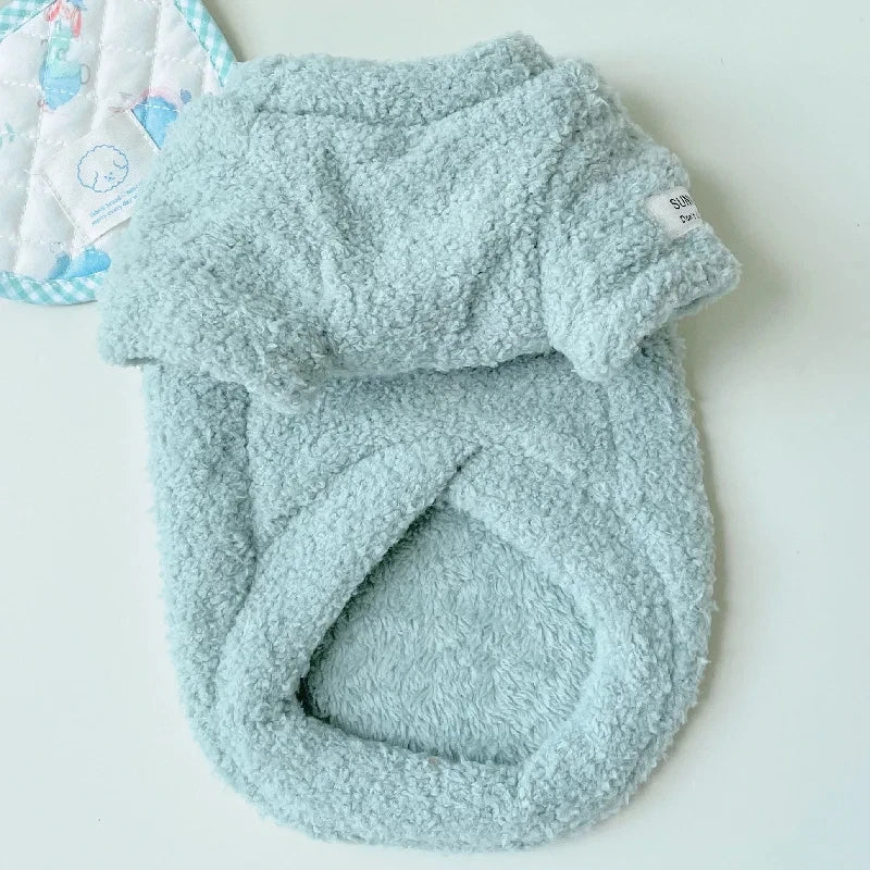 Winterhondentrui – Warme effen outfit voor kleine en middelgrote honden